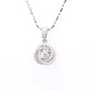 Small Diamond Love Knot Pendant
