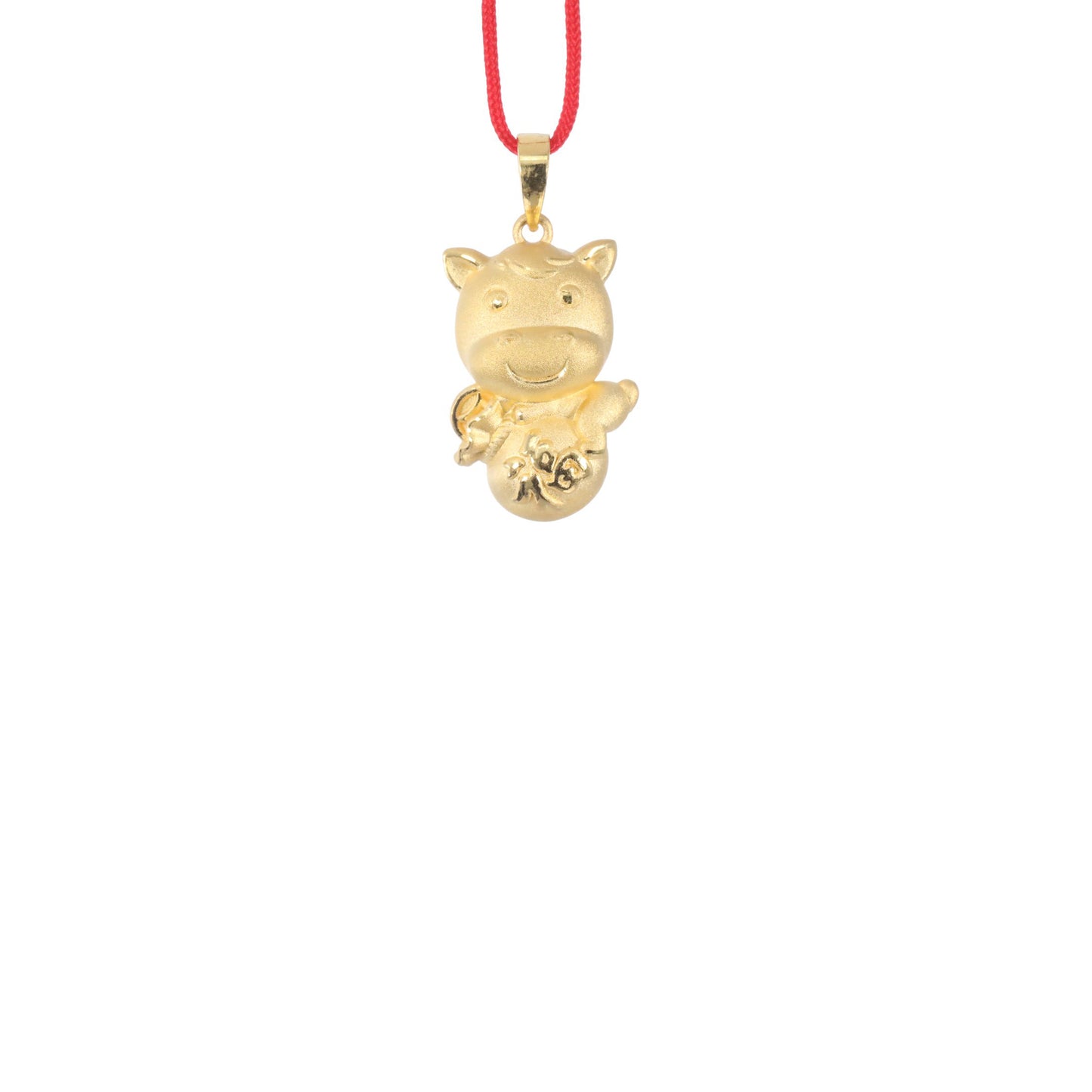 24K Gold Horse Pendant