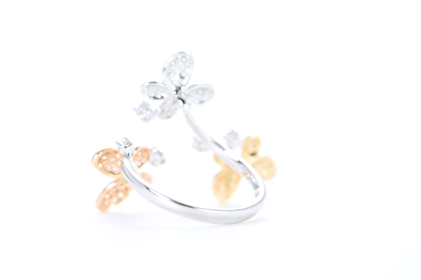 Butterfly Trio Diamond Ring