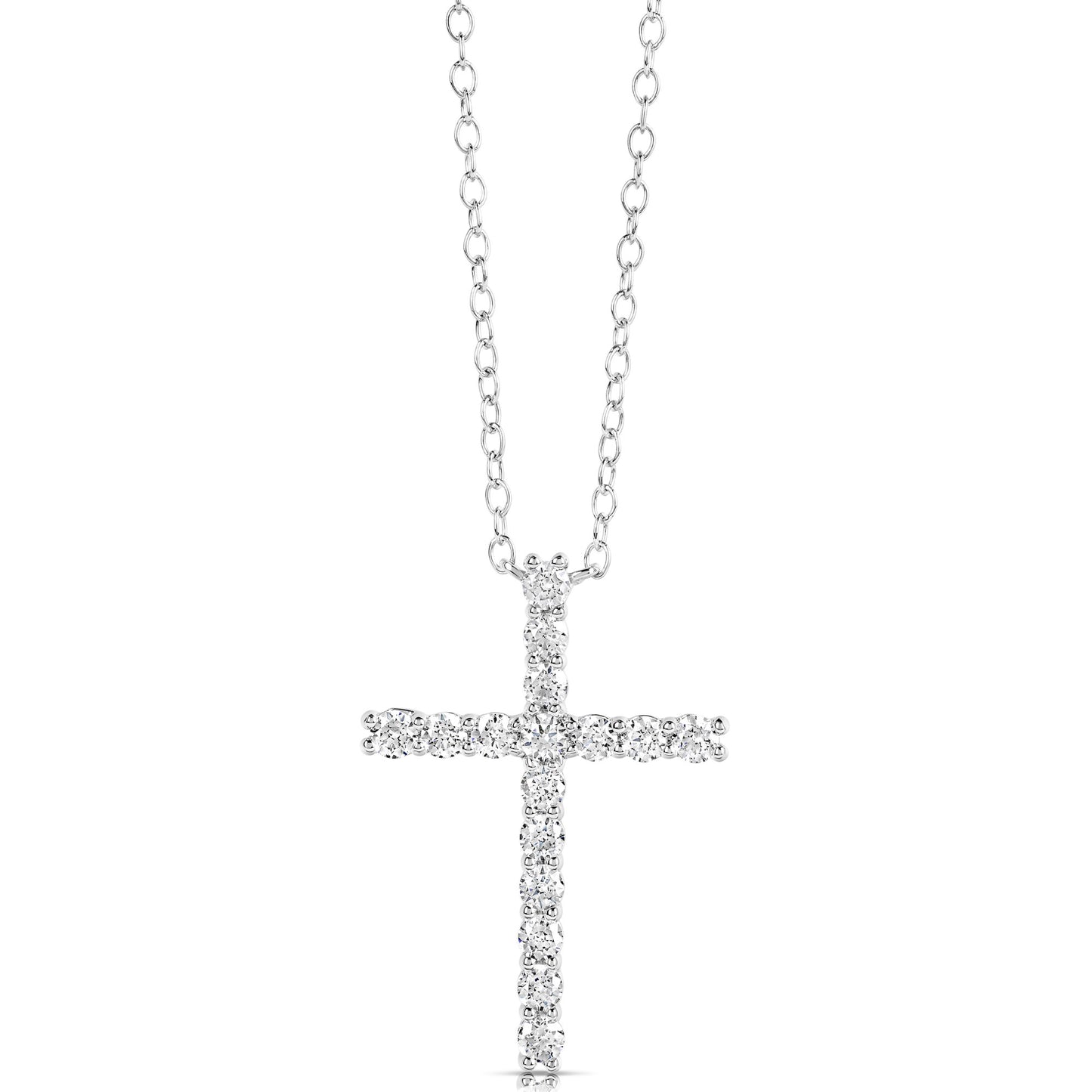 1/4 CT COLORLESS FLAWLESS CROSS PENDANT