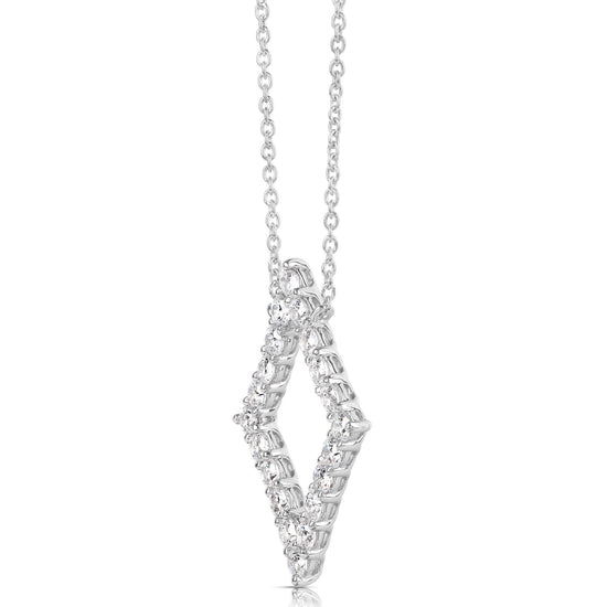 1/2 CT COLORLESS FLAWLESS DIAMOND SHAPED PENDANT