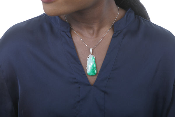 Jadeite Gourd Pendant