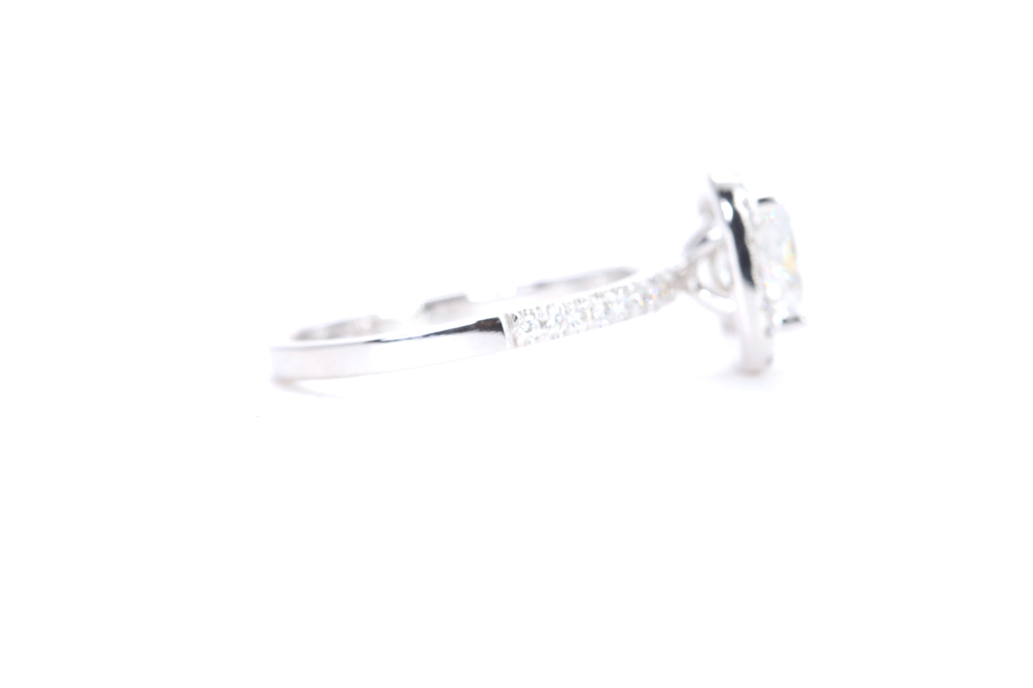 Cushion Halo Diamond Ring