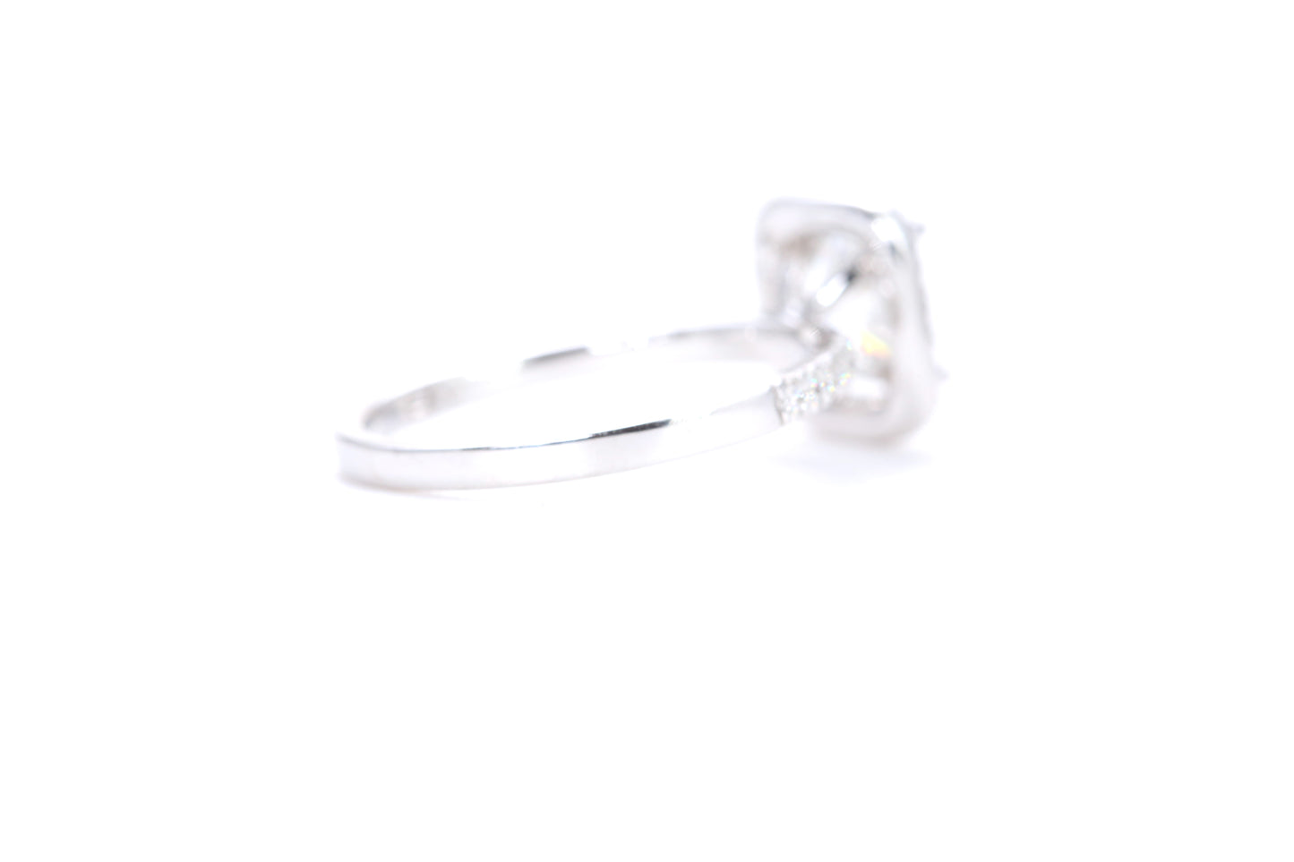 Cushion Halo Diamond Ring