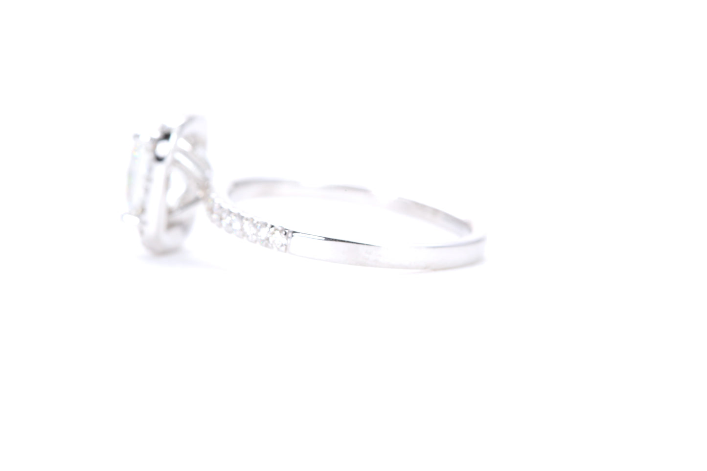Cushion Halo Diamond Ring