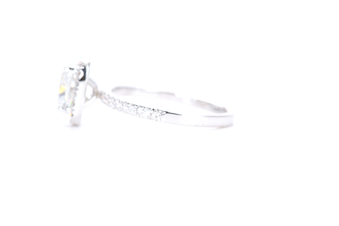 Cushion Halo Diamond Ring