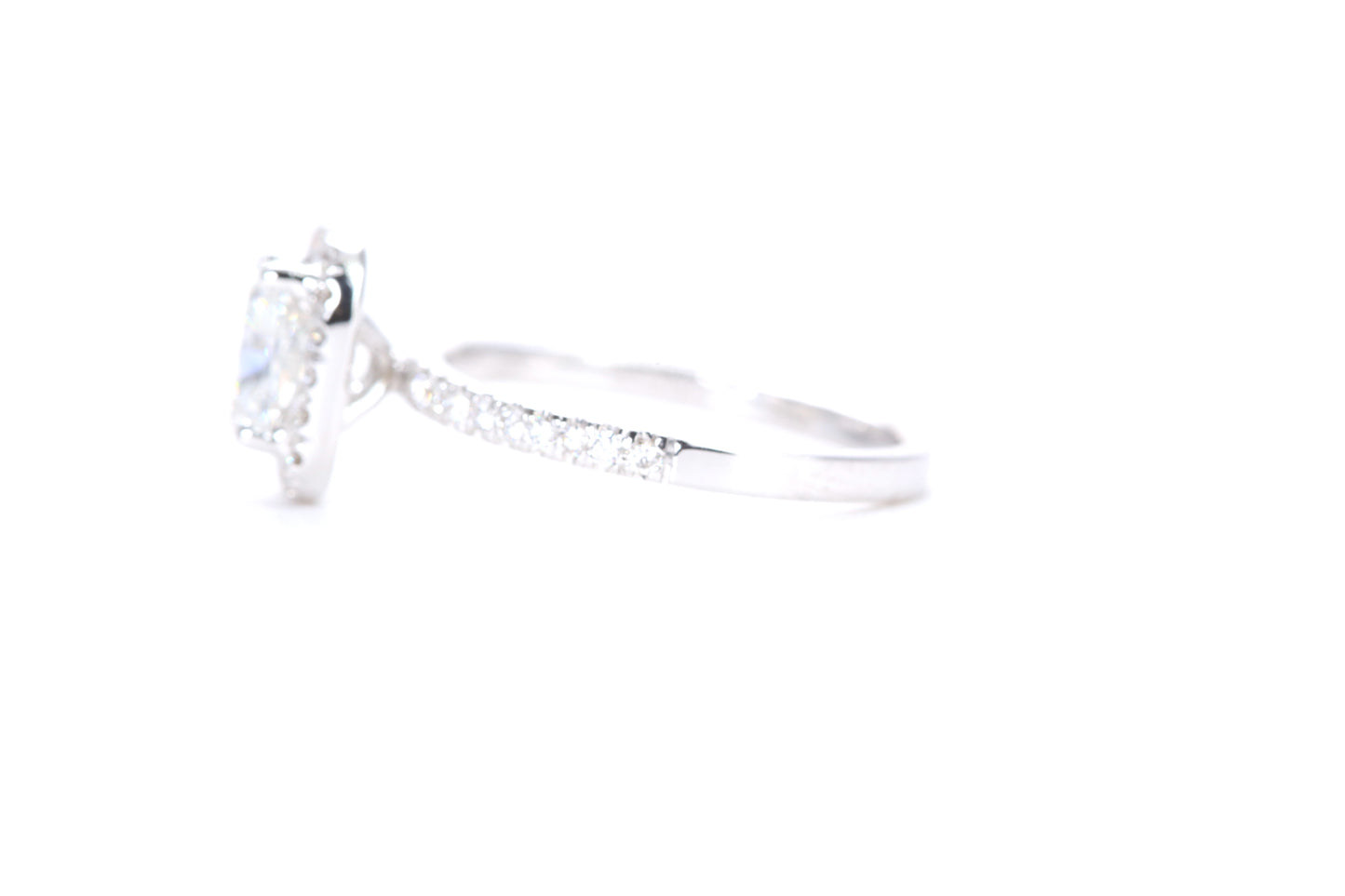 Cushion Halo Diamond Ring