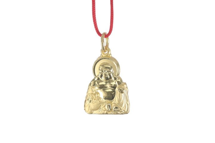 24K Gold Buddha Pendant