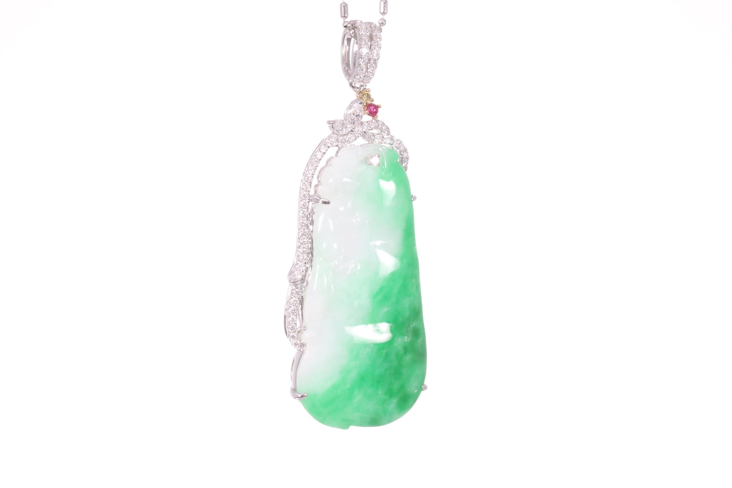Jadeite Gourd Pendant