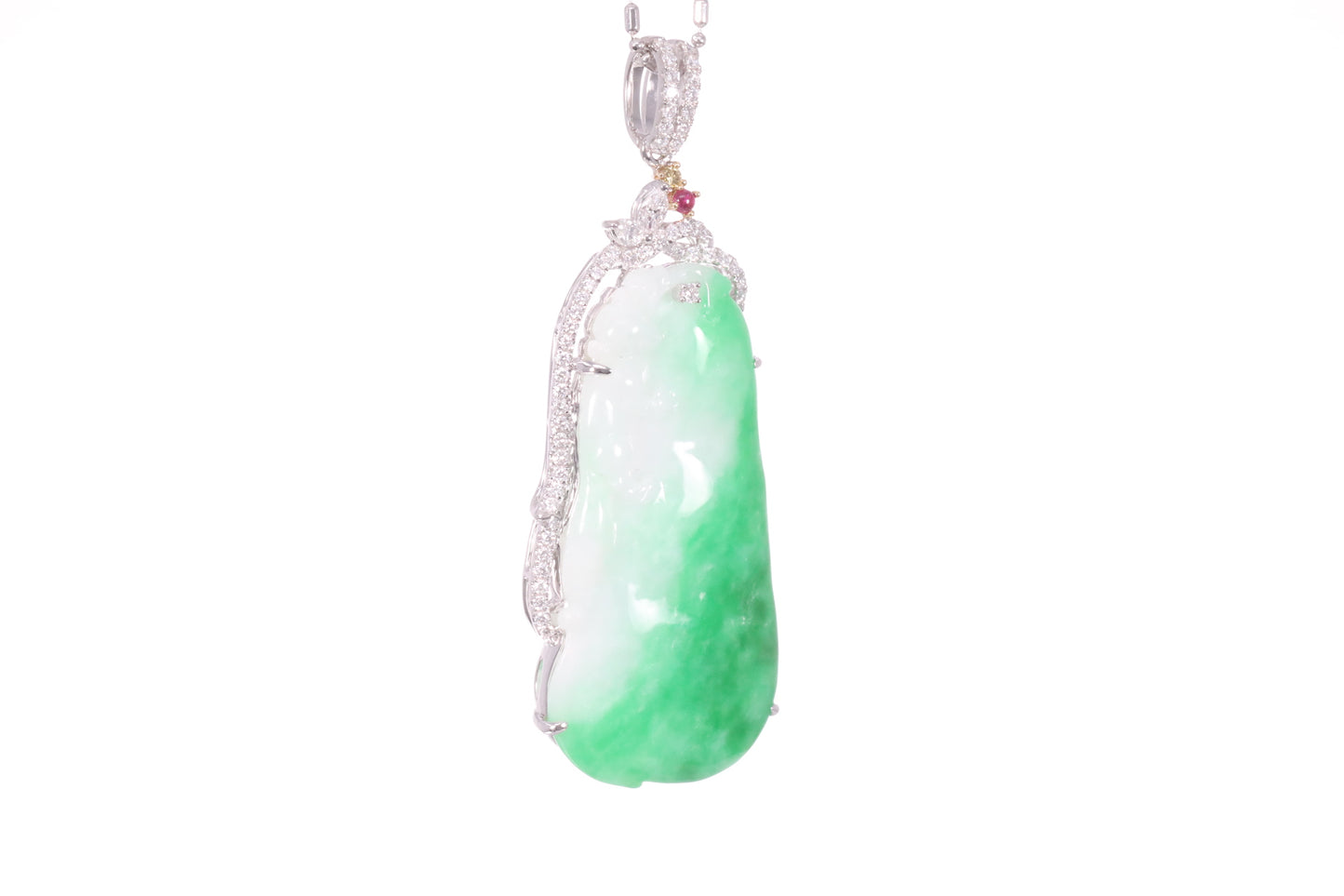 Jadeite Gourd Pendant