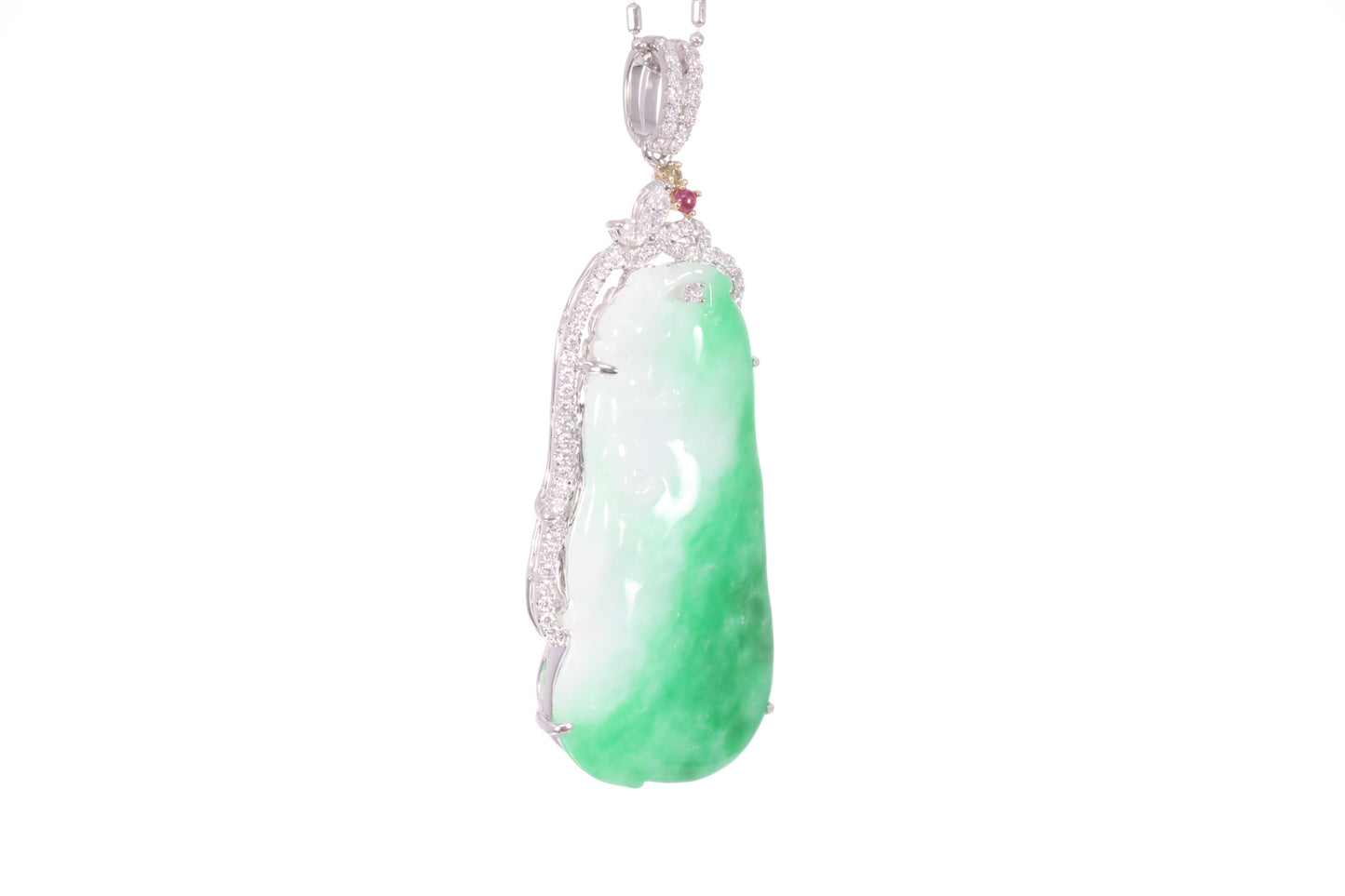 Jadeite Gourd Pendant
