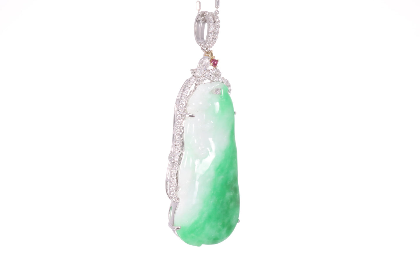 Jadeite Gourd Pendant