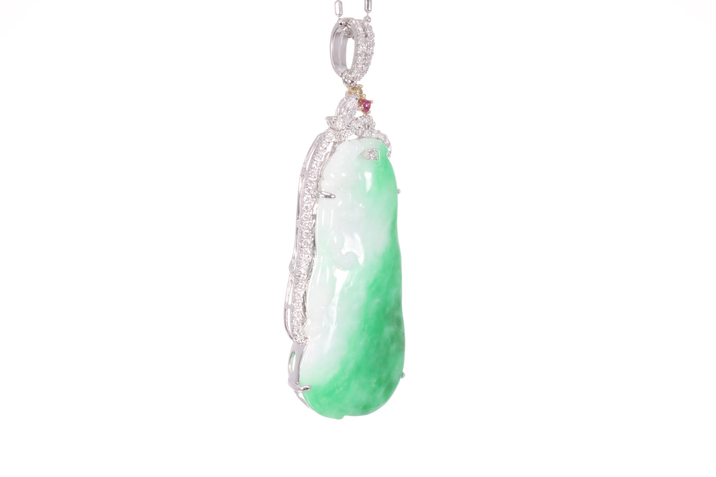 Jadeite Gourd Pendant