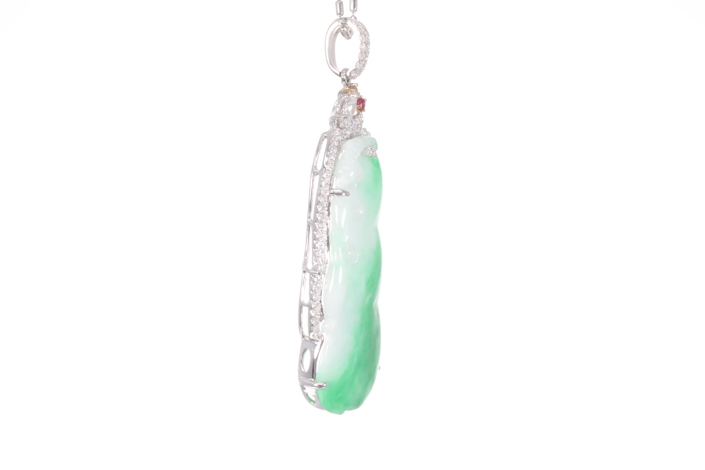 Jadeite Gourd Pendant