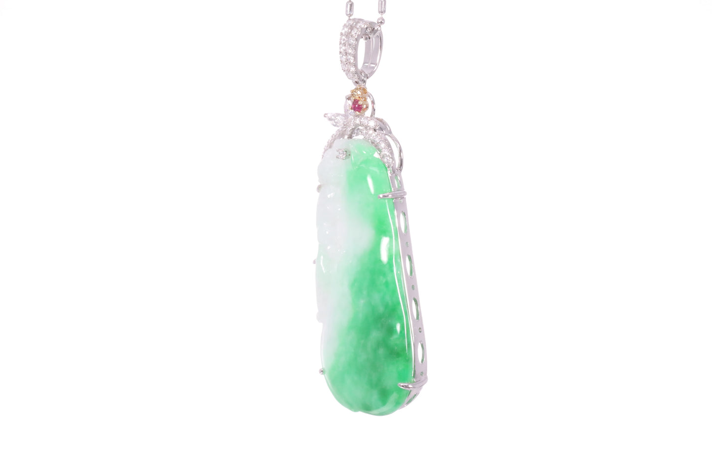 Jadeite Gourd Pendant
