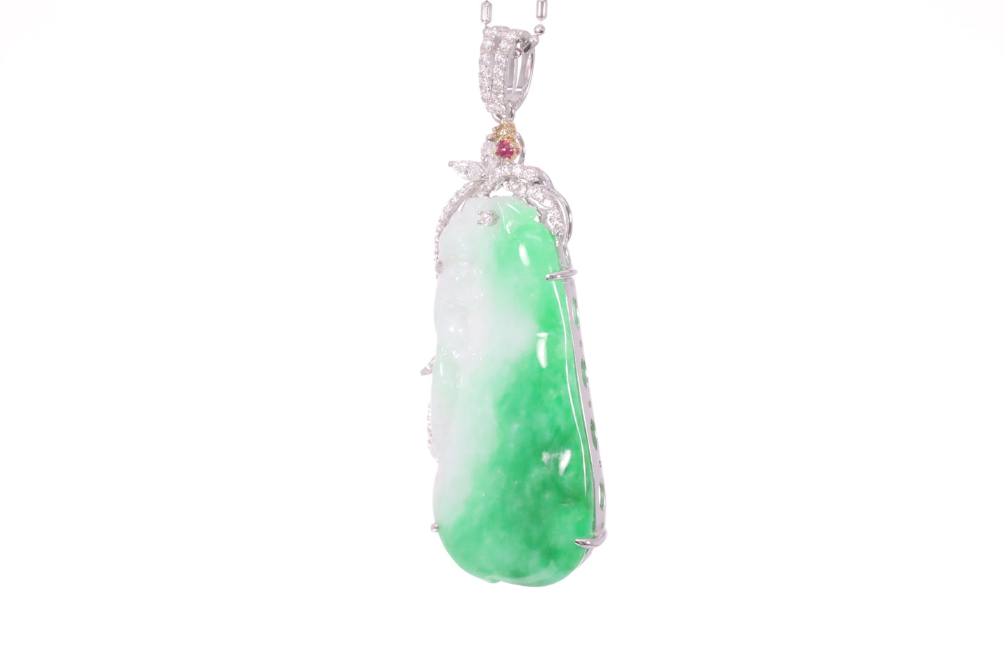 Jadeite Gourd Pendant
