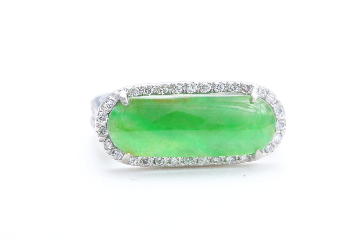 Jadeite Diamond Ring