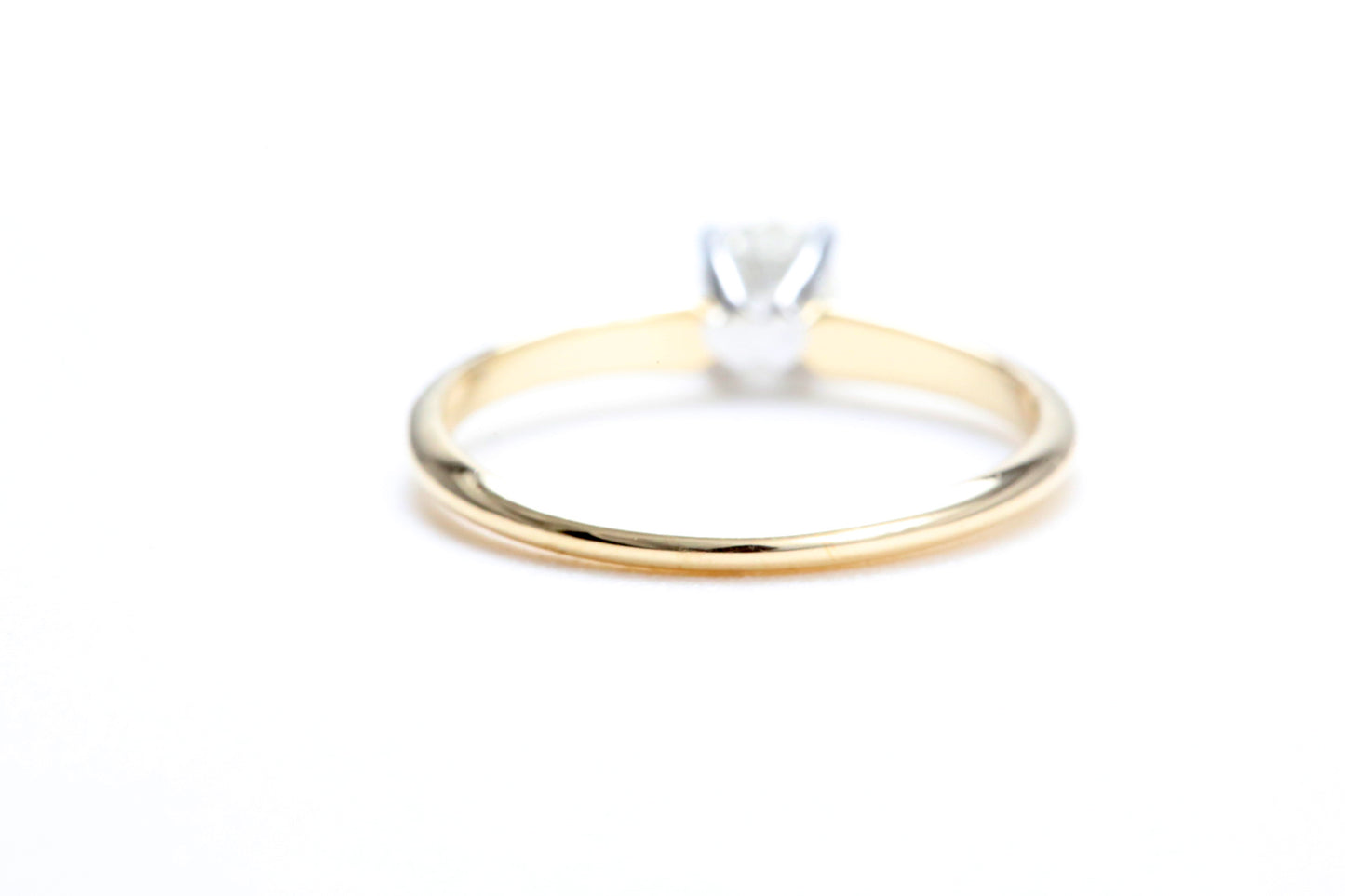 1/4 Carat Solitaire Engagement Ring in 14K Yellow Gold