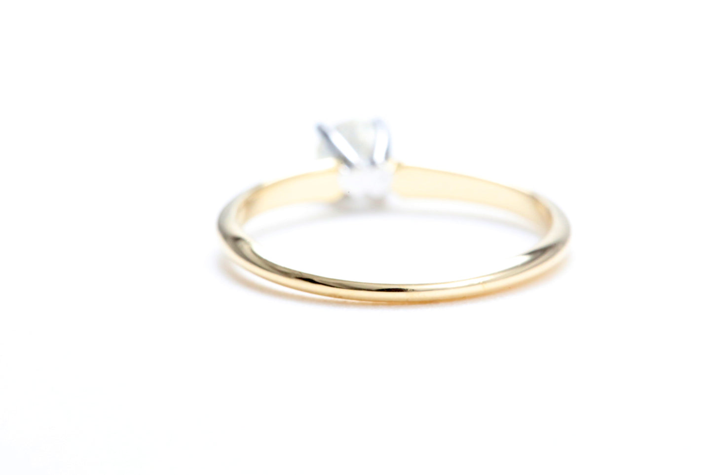 1/4 Carat Solitaire Engagement Ring in 14K Yellow Gold