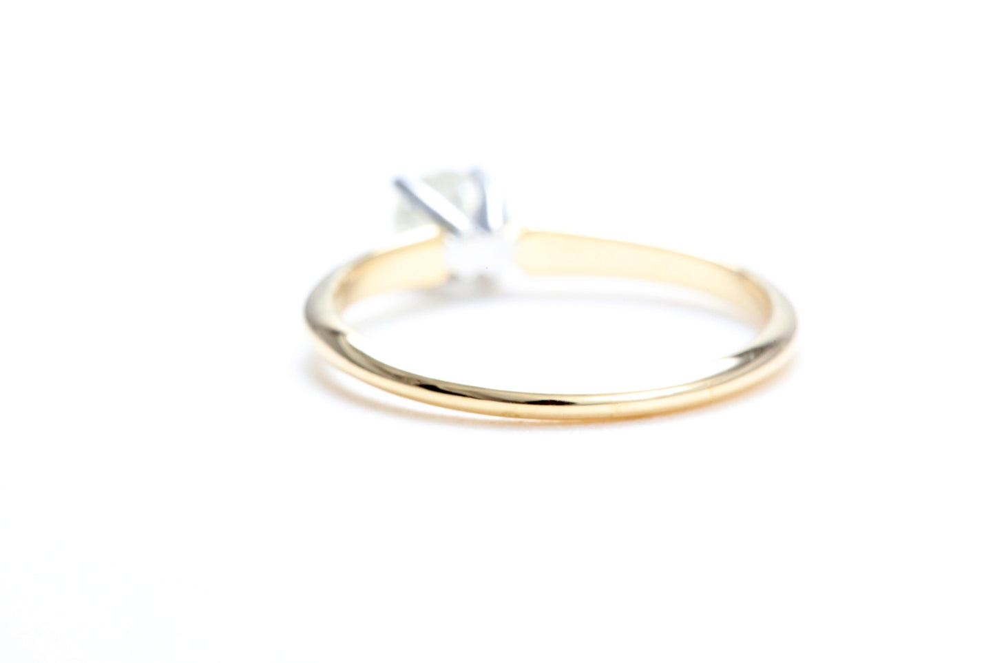 1/4 Carat Solitaire Engagement Ring in 14K Yellow Gold