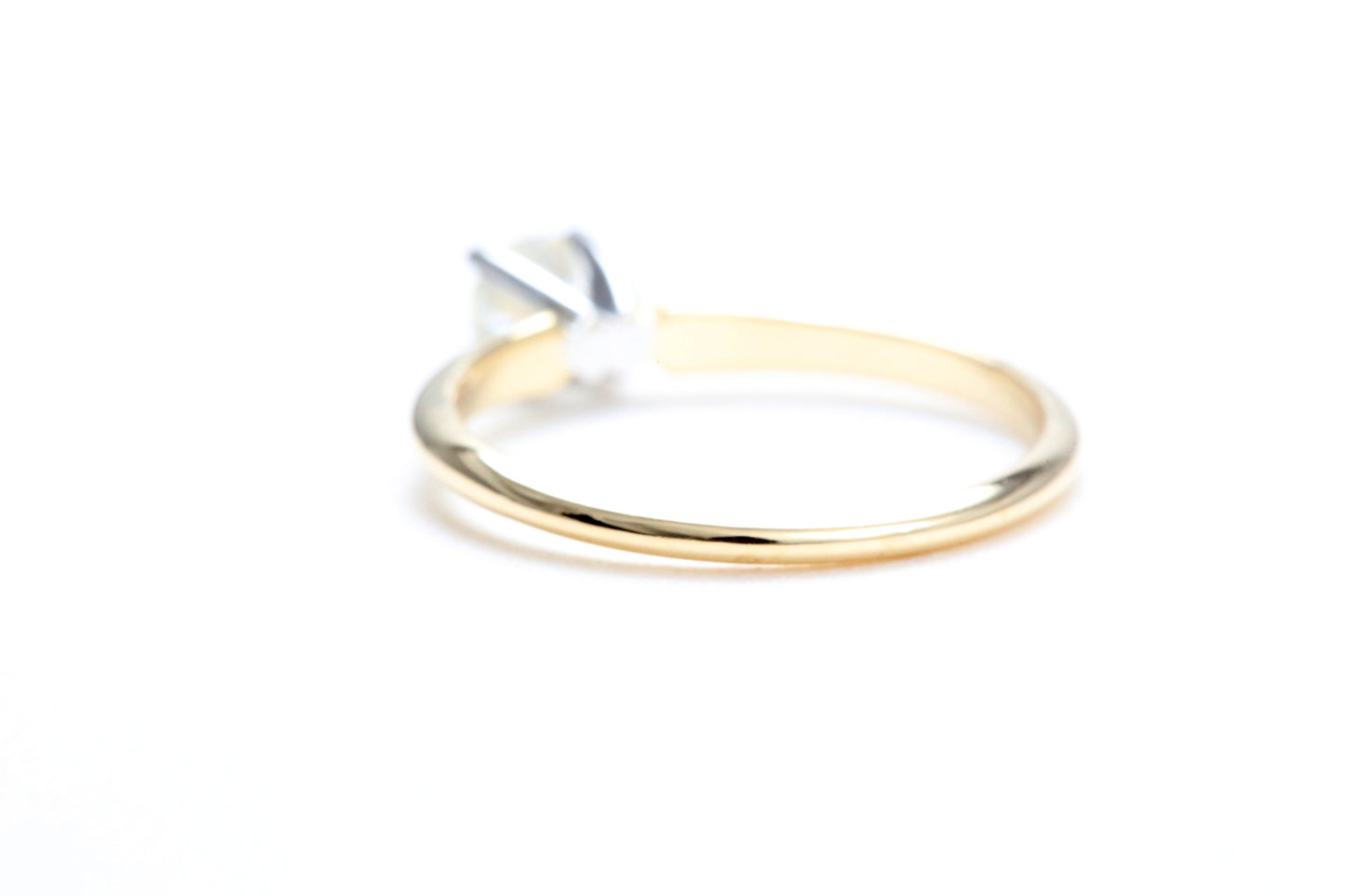 1/4 Carat Solitaire Engagement Ring in 14K Yellow Gold