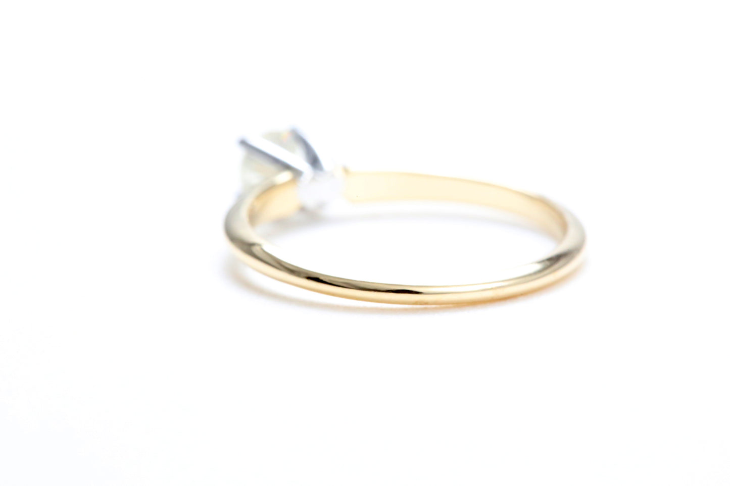 1/4 Carat Solitaire Engagement Ring in 14K Yellow Gold