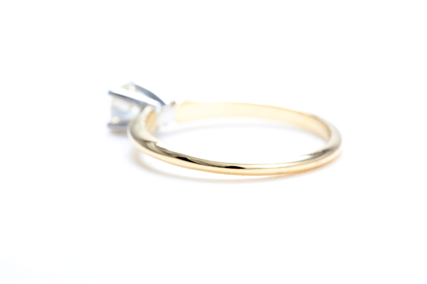 1/4 Carat Solitaire Engagement Ring in 14K Yellow Gold