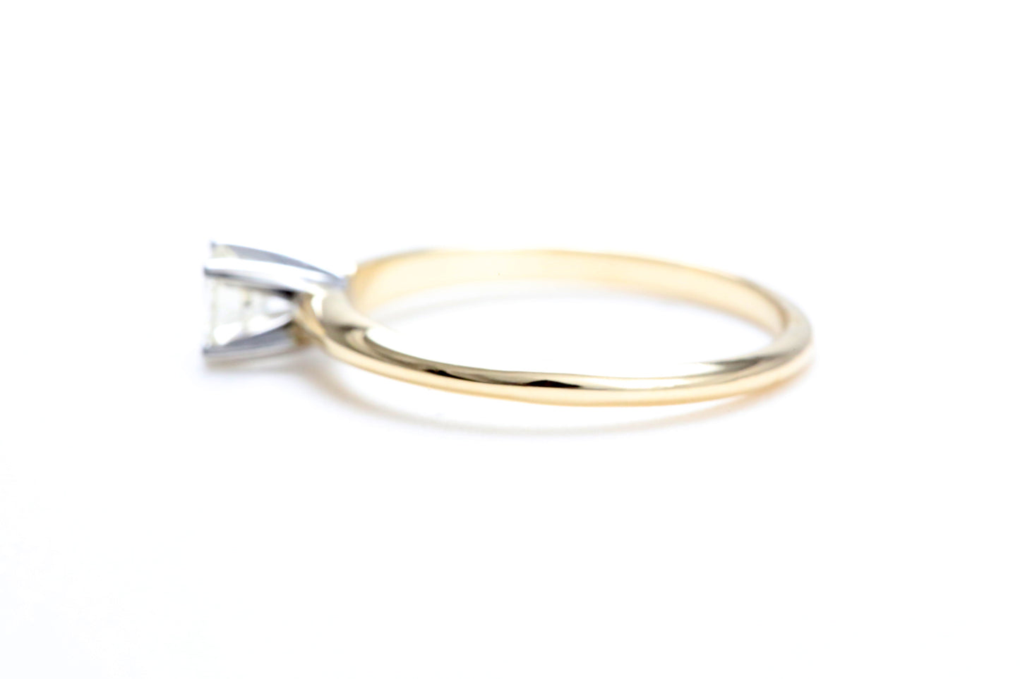 1/4 Carat Solitaire Engagement Ring in 14K Yellow Gold