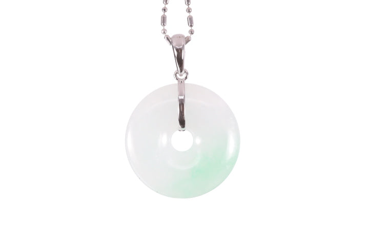 Jadeite Bi Pendant 18KW