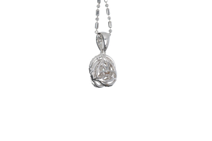 Medium Diamond Love Knot Pendant