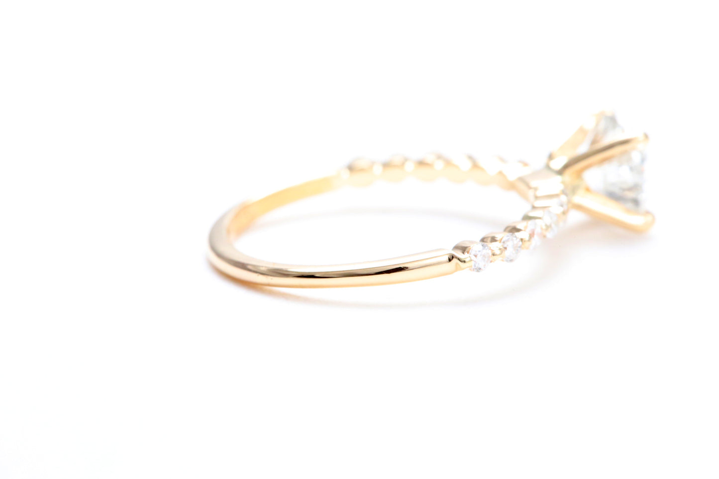 One Carat Engagement Ring 18K Rose Gold