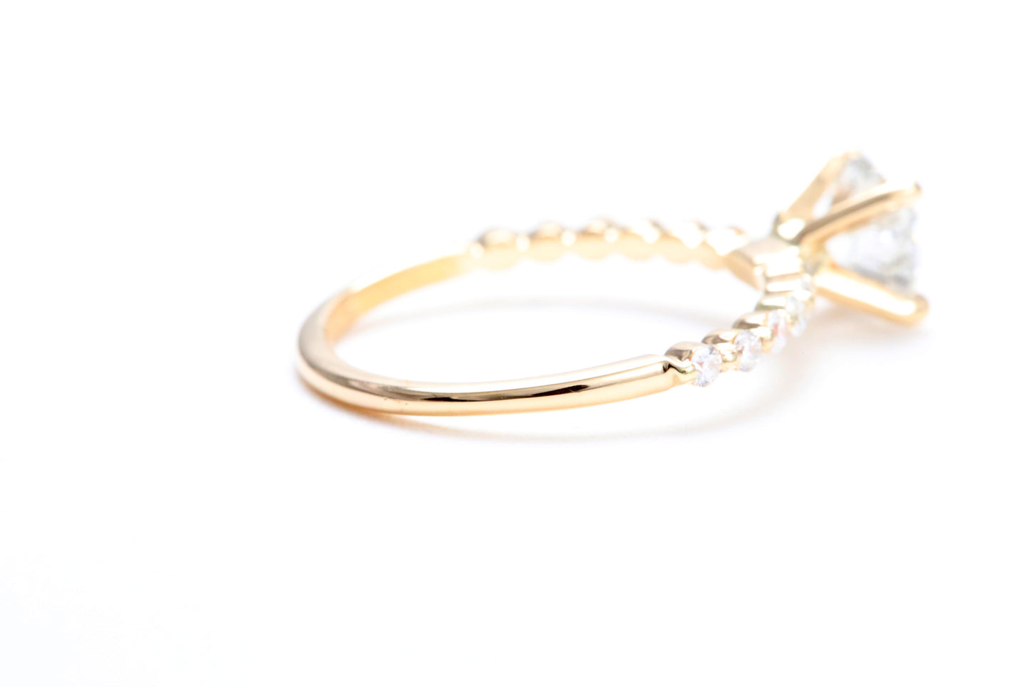 One Carat Engagement Ring 18K Rose Gold