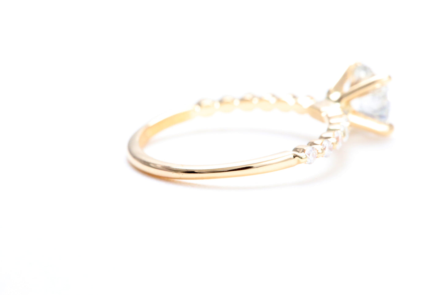 One Carat Engagement Ring 18K Rose Gold
