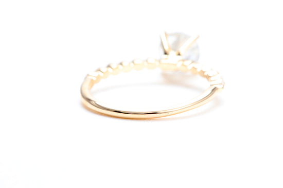 One Carat Engagement Ring 18K Rose Gold
