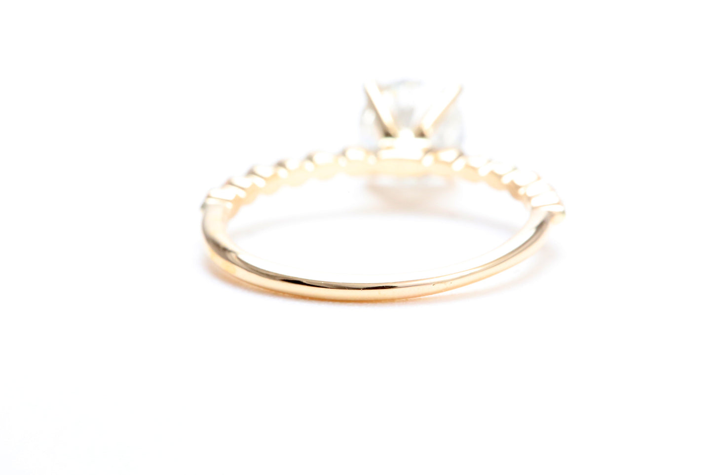 One Carat Engagement Ring 18K Rose Gold