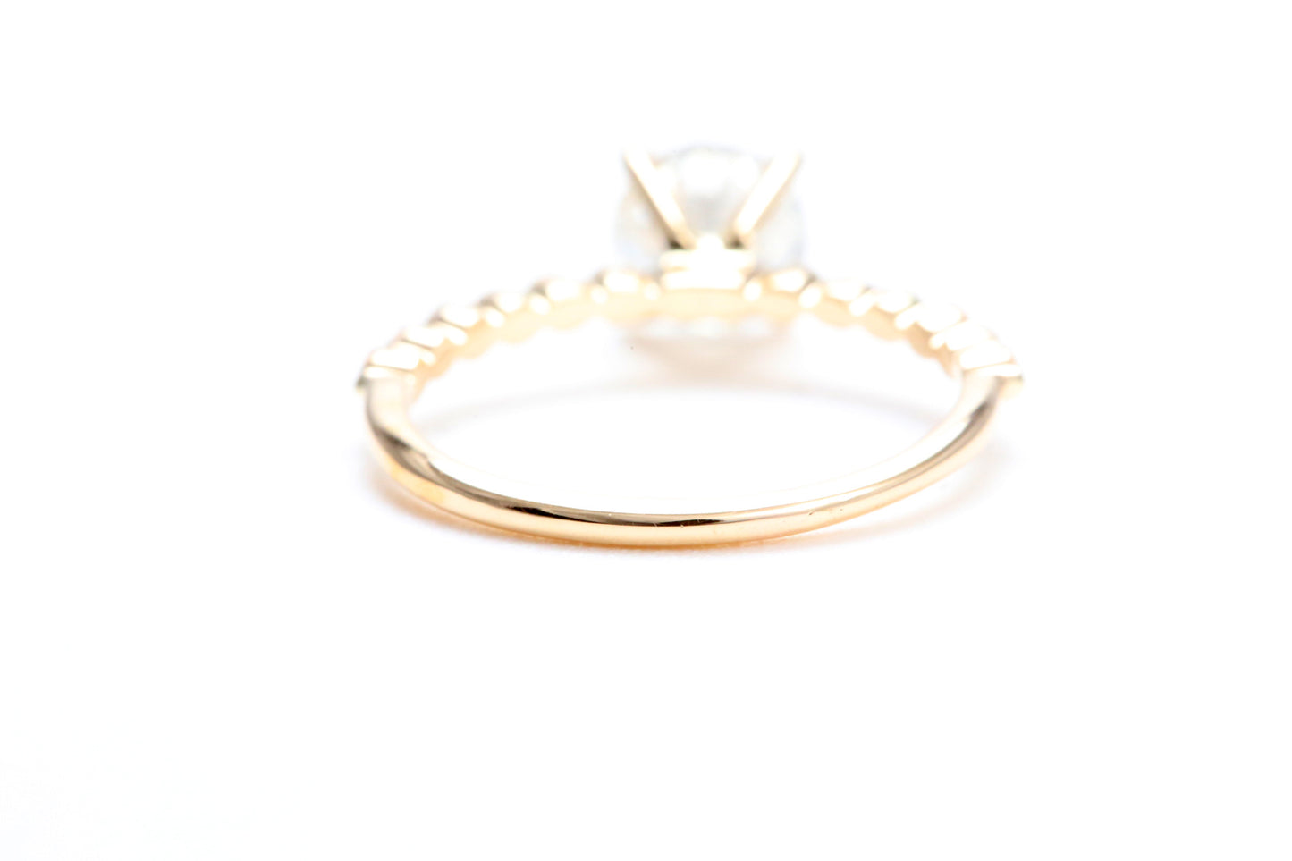 One Carat Engagement Ring 18K Rose Gold