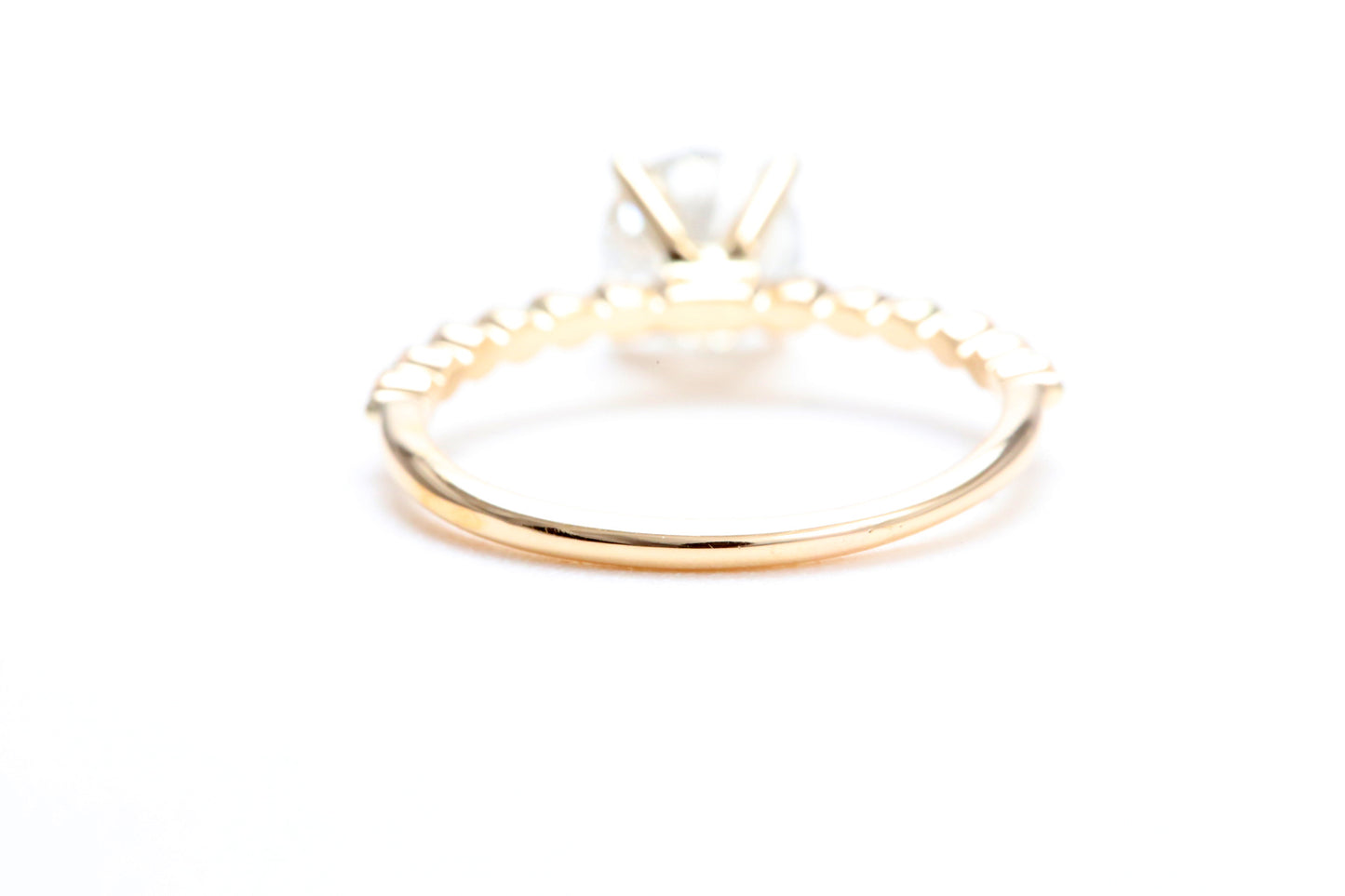 One Carat Engagement Ring 18K Rose Gold