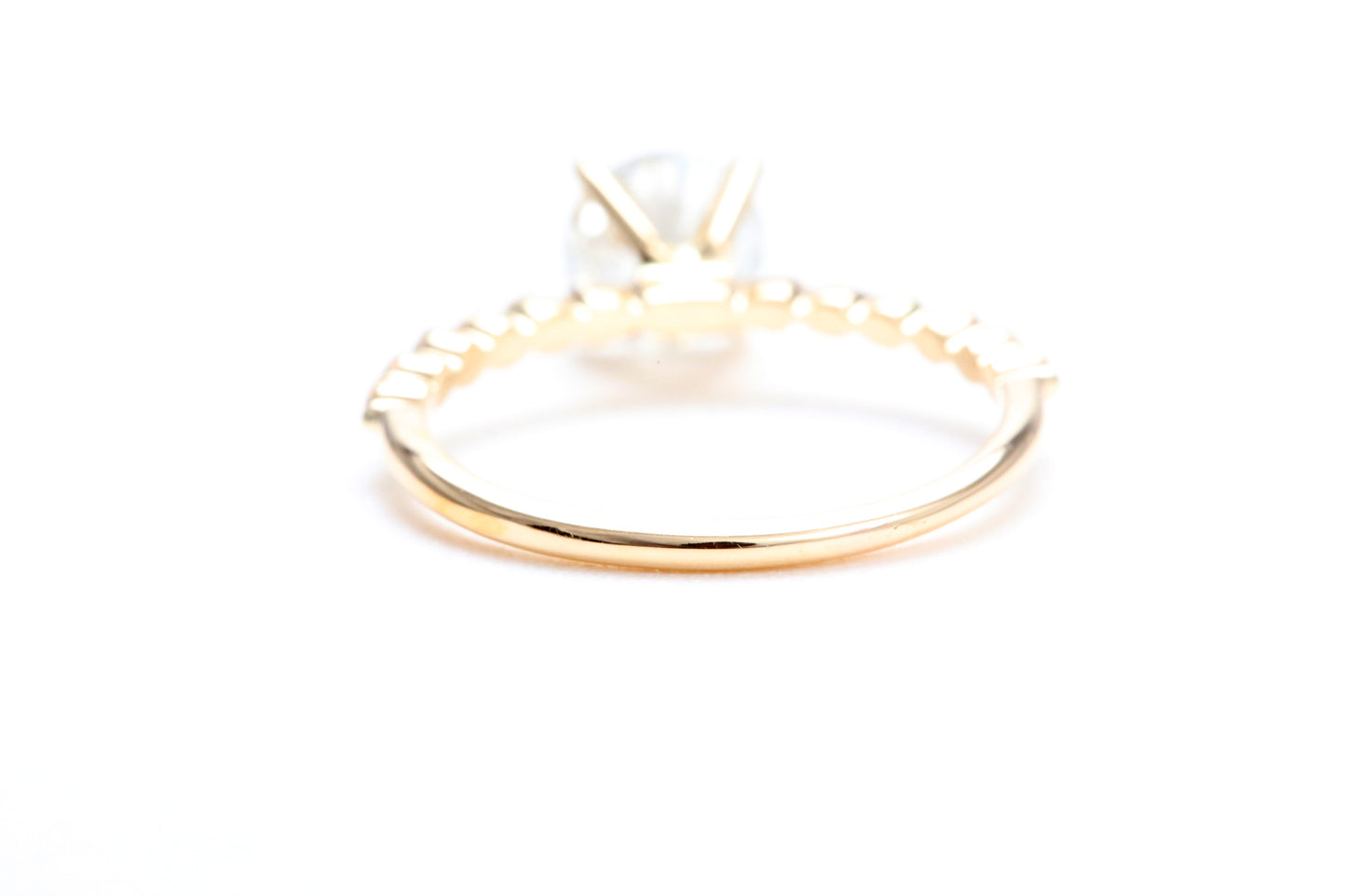 One Carat Engagement Ring 18K Rose Gold