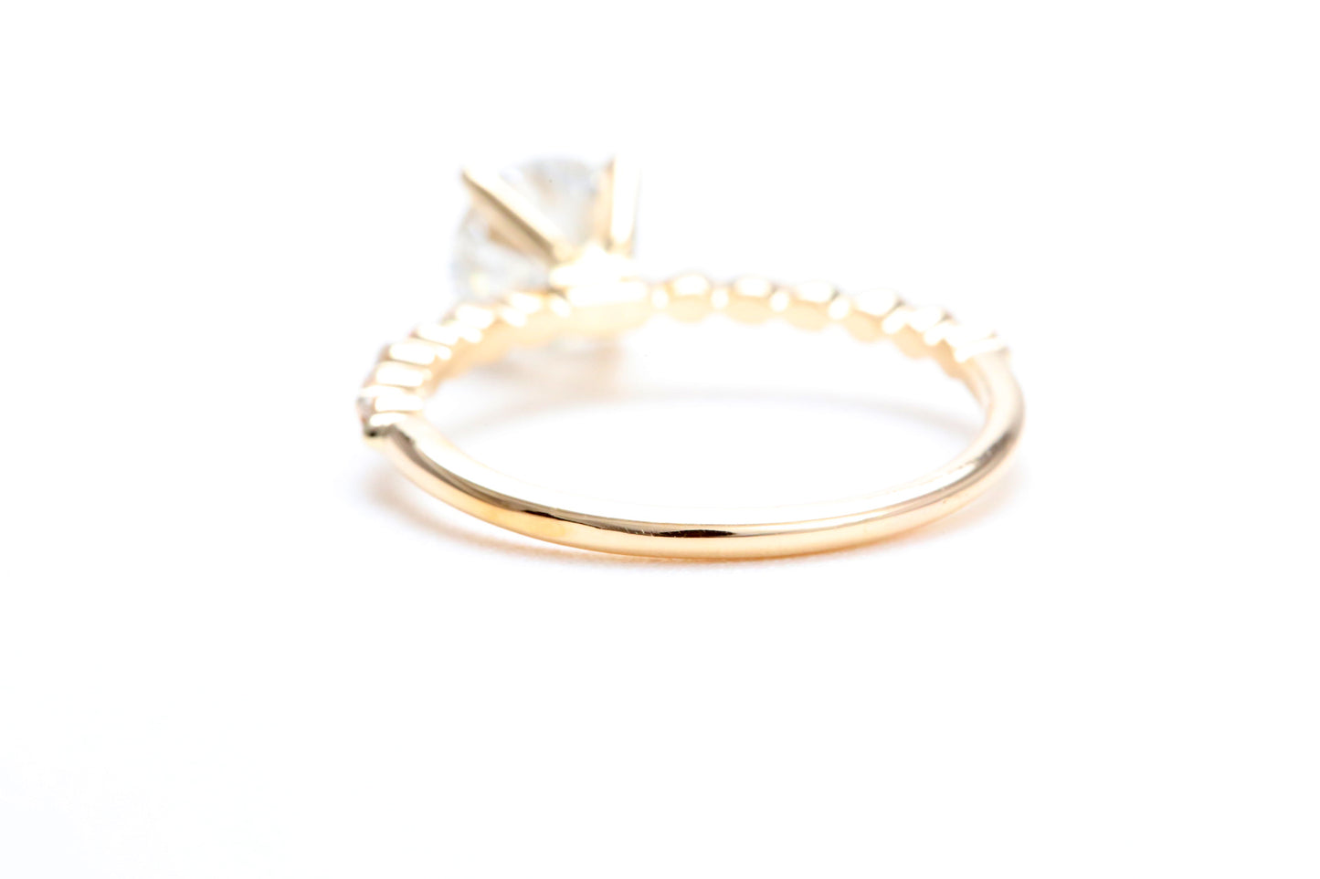 One Carat Engagement Ring 18K Rose Gold