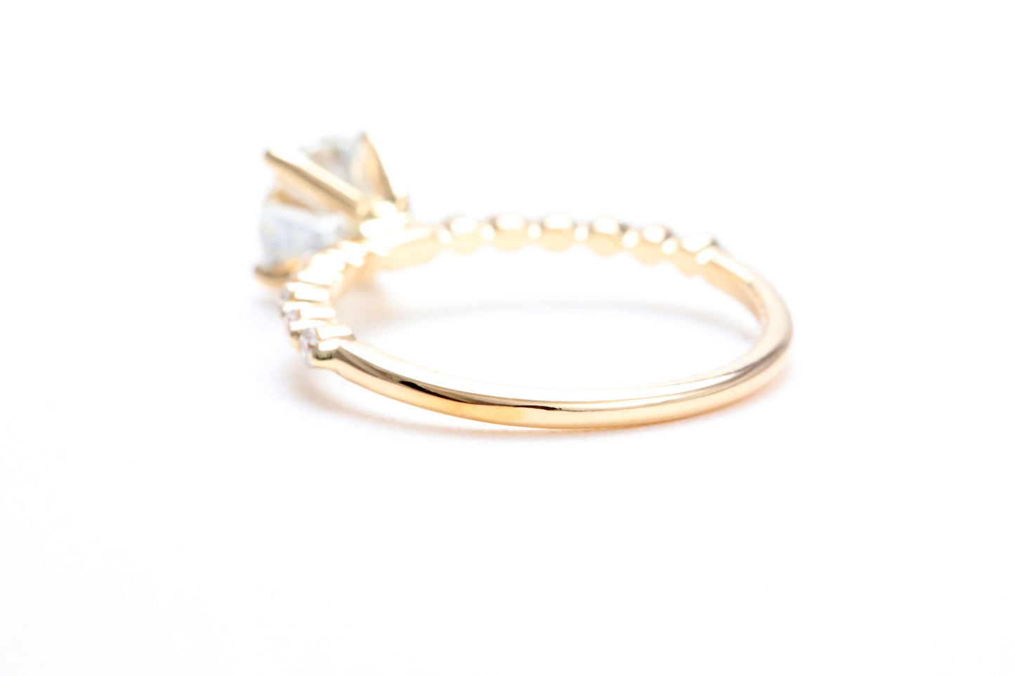 One Carat Engagement Ring 18K Rose Gold