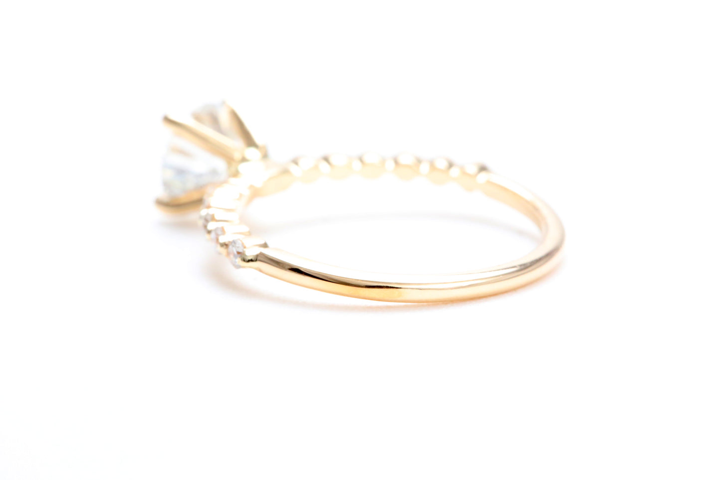 One Carat Engagement Ring 18K Rose Gold