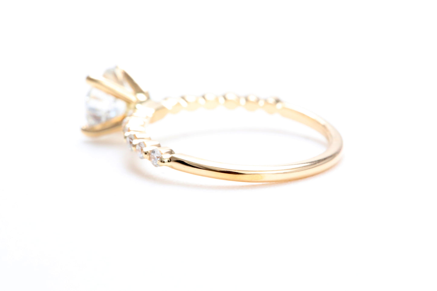 One Carat Engagement Ring 18K Rose Gold
