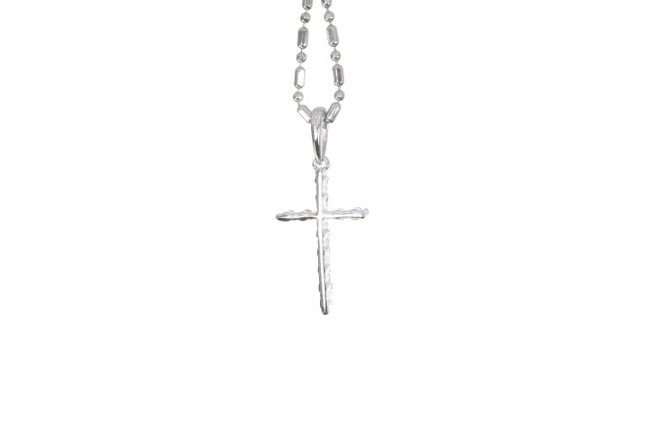Small Floating Diamond Cross Pendant