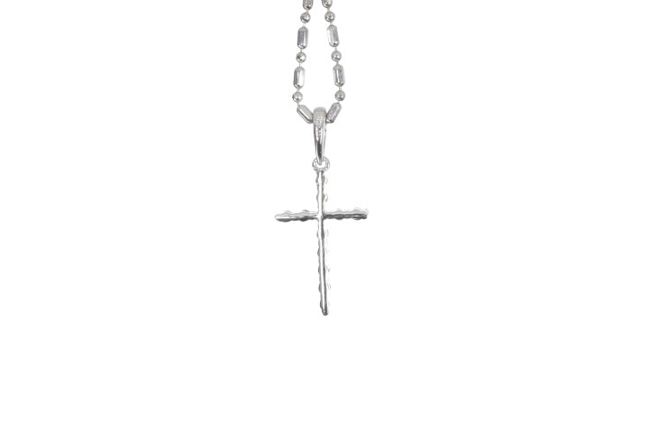 Small Floating Diamond Cross Pendant