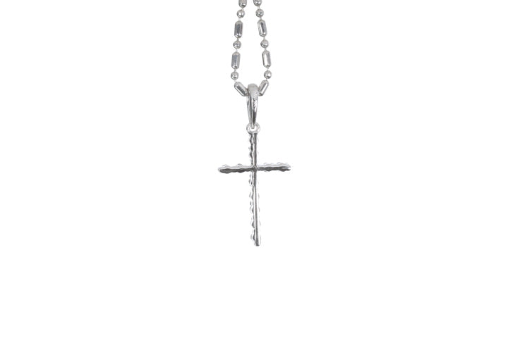 Small Floating Diamond Cross Pendant