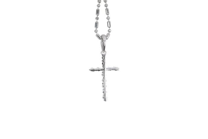 Small Floating Diamond Cross Pendant