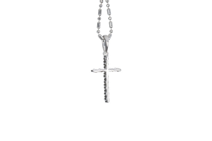 Small Floating Diamond Cross Pendant