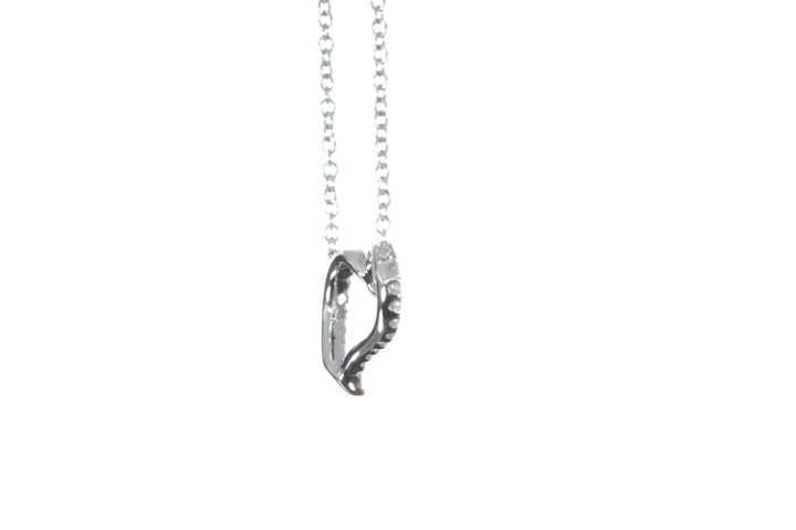 Open Heart Diamond Pendant