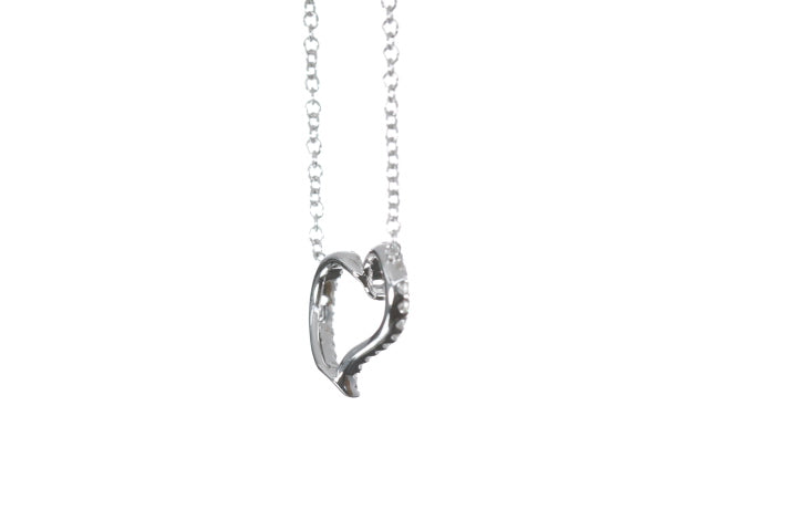 Open Heart Diamond Pendant