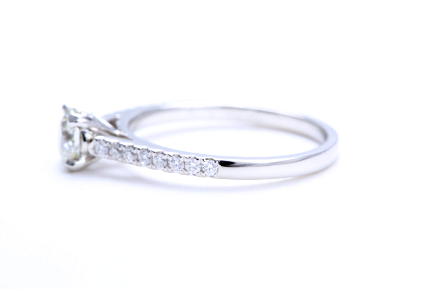 1/2 Carat Micro Pavé Engagement Ring